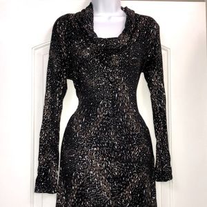 Bodycon Long Sleeve Jersey Dress